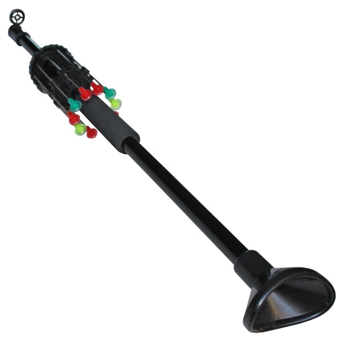 Fox Outdoor Blasrohr-Set schwarz Einteilig mit Zubehör Länge 45 cm